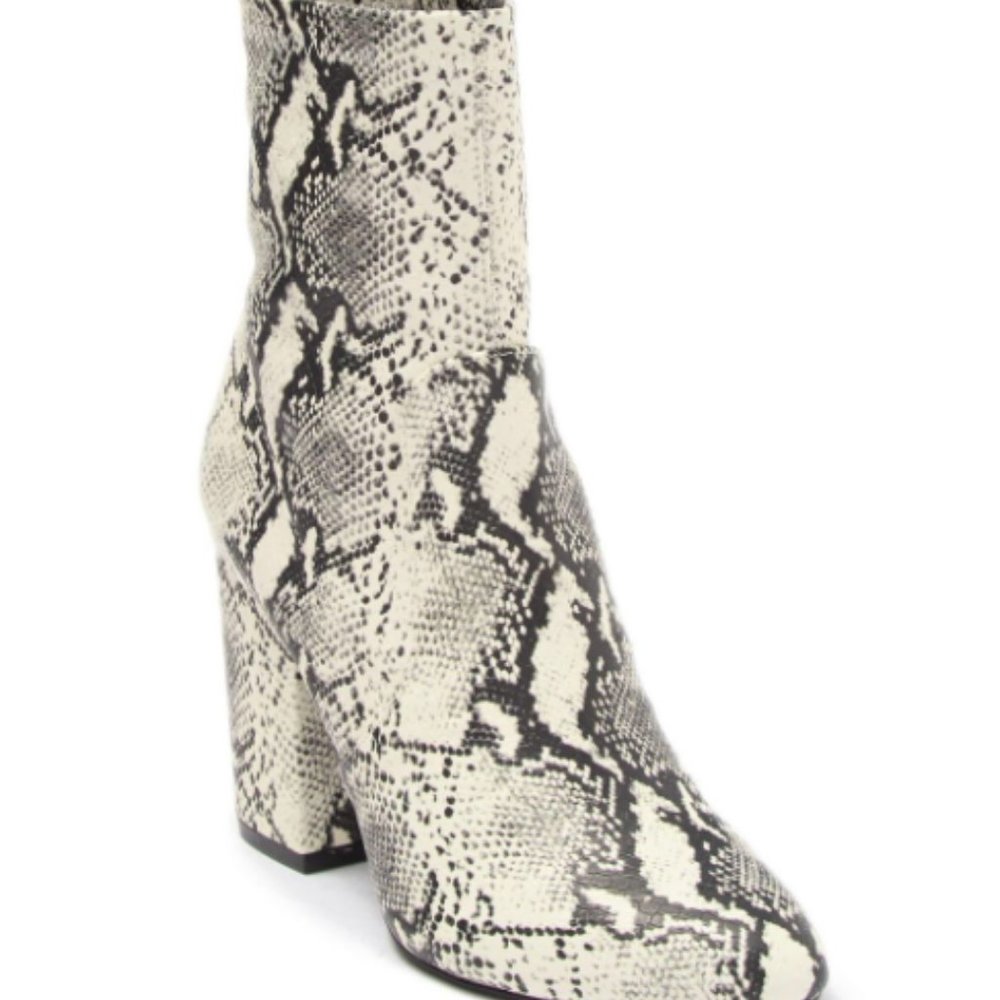 Steve Madden Snakeskin Booties